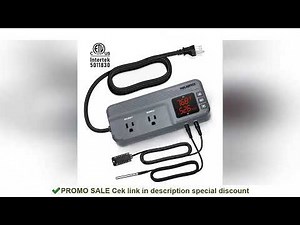 Inkbird 12 Period Time 1800W Combination Temperature Humidity Controller ITC-608T Digital Pre-wired