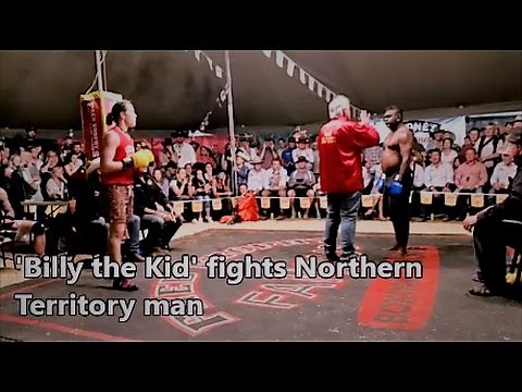 Outback Tent Fights -'BILLY THE KID' FIGHTS INDIGENOUS MAN - MT ISA 2016
