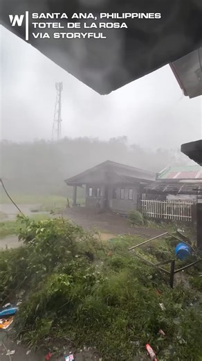 DRAMATIC VIDEO: Super Typhoon Ragasa lashes out in full force on the Philippines as some residents who didn't evacuate are hunkering down. Wind gusts are reaching 155 mph (250 km/h) and a pressure reading of 915 mb according to the Philippine Atmospheric, Geophysical and Astronomical Services Administration. | WeatherNation