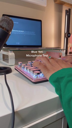 Blue Yeti Microphone Test for ASMR Keyboard Typing