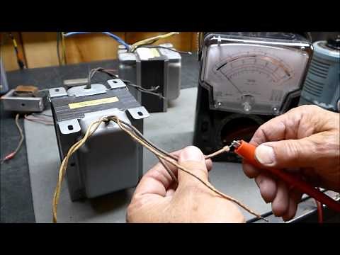 Vacuum Tube Output Transformer Measurements Determining Turns & Impedance Ratio & Matching To Tubes