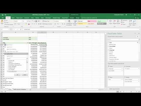 Enabling Multiple Filters with Excel PivotTables