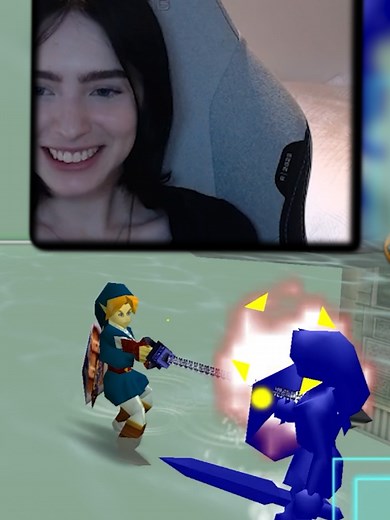 how to beat dark link... #6elle #zelda #nintendo #ocarinaoftime #fyp