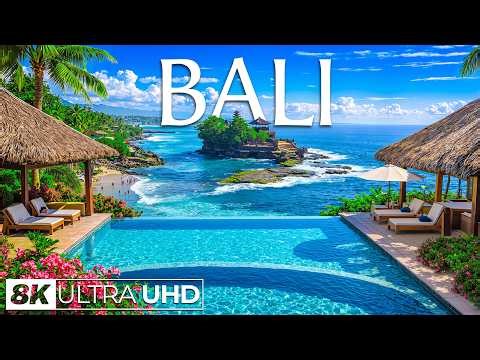 Bali 8K UHD | Emerald Shores & Gentle Light – Tropical Cliffs, Quiet Beaches & Island Calm
