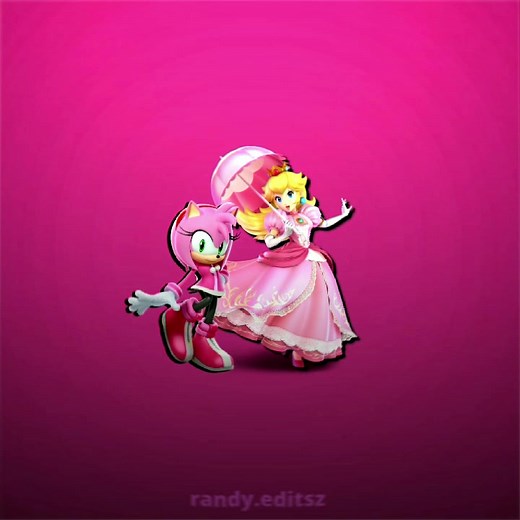 Amy vs Peach: Sonic the Hedgehog Battle