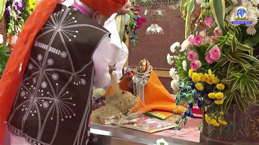 PM Narendra Modi offers prayers at Devmogra Temple in Narmada district, Gujarat. #Gujarat | All India Radio News
