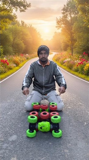 RC Car Stunts 🚘 | 5 ta Moka Stunts | 5 Biggest Cars Drifting 😱 #shorts #shortsfeed