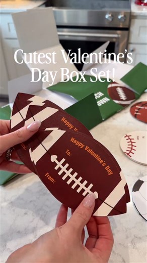 Sweet Savings and Things®️ on Instagram: "⭐️ Comment “FOOTBALL” and I’ll send you the link to this fun Valentine exchange set! ✨ It includes a football-themed box and matching cards that are perfect for classroom exchanges! So easy for kids to use and such a hit with sports-loving boys and girls! Makes Valentine’s Day at school stress-free and fun for parents too! A great grab-and-go option for class parties and school celebrations! 🤍 ⭐️ You can also shop by clicking the link in my profile abov