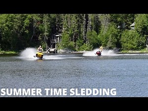 BEST SNOWMOBILE WATER SKIPPING 2022