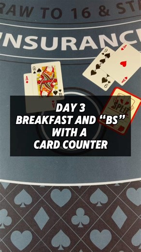 Breakfast and BS with a Card Counter #blackjack #cardcounting