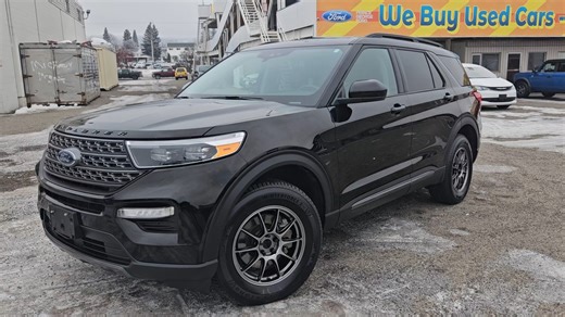 Stock# UB38924A | 2024 Ford Explorer XLT | Pricing : $38,999 $899 Doc and Tax Agate Black Metallic with Ebony/Light Slate Leatherette 103212 KMS 2.3L EcoBoost Engine Sport Utility 10-Speed Automatic 4WD Equipment Group 202A High Package XLT Sport Appearance Package Ford Co-Pilot360 Assist Twin Panel Moonroof Heated Seats/Wheel Backup Camera Power Liftgate Remote Start Navigation 3.58 Non-Limited Slip Rear Axle, 3rd row seats: bench, Air Conditioning, AM/FM radio: SiriusXM, Carbonized Grey Hood E