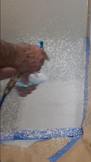 You Won't Believe This EASY Drywall Spray Texture Technique