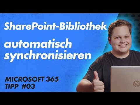 OneDrive SharePoint Bibliothek automatisch synchronisieren – Microsoft 365 Tipps 03