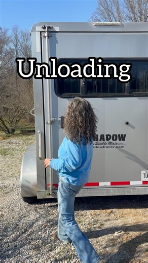 Back and Unloading The Horse.