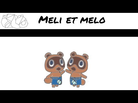 Comment dessiner meli et melo de animal crossing !!!
