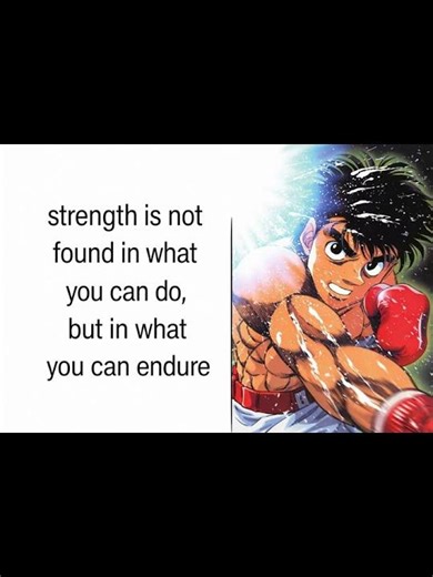 Hajime no Ippo is a longrunning boxing manga and anime series created by