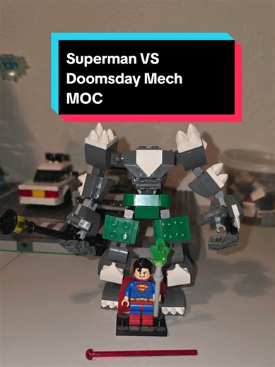 Custom LEGO Superman vs Doomsday Mech Build