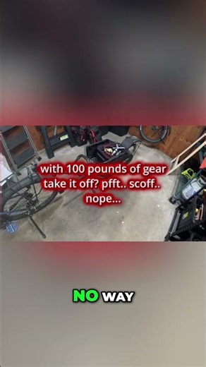 This Bicycle Camping Setup Actually Works #cycling #hack