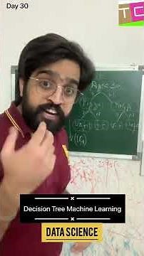 30-Decision Tree Classification Regression Entropy| Information Gain Data Science TechCharades