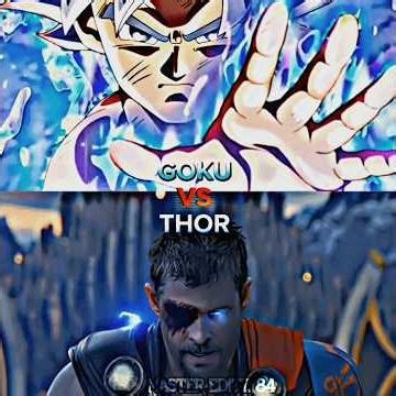 GOKU VS THOR#goku #dragonball#avengers #thor