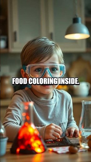 Homemade Color-Changing Volcano Experiment