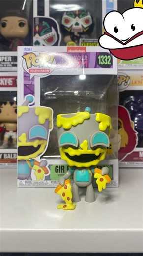 Showing Off My Pop Background Part 4: Gir Eating Pizza Hot Topic Exclusive Invader Zim 1332