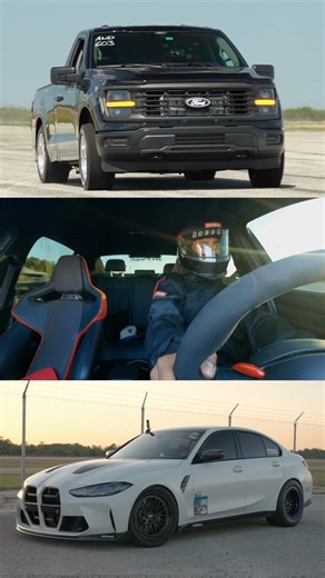 22K views · 202 reactions | Who wins!?  @builtforthestreets ‘La Negra’ 4WD F150 faces @mtech_moose in his 1,200 horsepower BMW M3 Comp X-Drive.. you’ll have to watch to see who comes out on top! Tap on the story link  #thatracingchannel #trc | That Racing Channel | Facebook