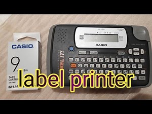 review Casio KL-120 Label Printer 26 January 2022