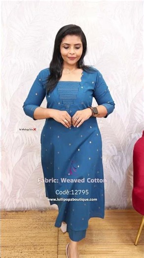Yeame Weaved Cotton Co-ord Set product code-(12795)