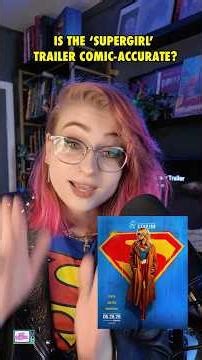 The first SUPERGIRL movie trailer is here! Let’s talk about it and the comic it’s based off or! #DC