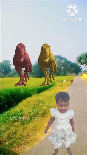 attack dinosaur 🦕 375#dinosaurs #vastatosaurusrex #jurassicparkdinosaur #jurassicwold #dinos #vfx