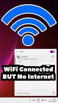 WiFi Connected But No Internet Access on Windows 11 Fix