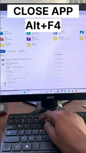 Alt + F4 Keyboard Shortcut | Close Any App Instantly in Windows