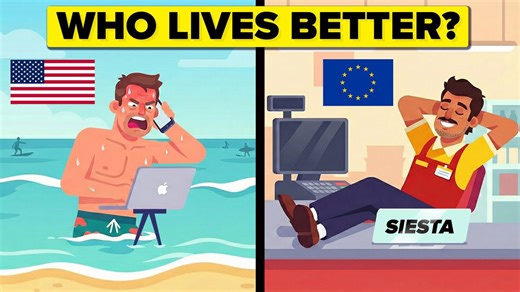 Americans vs Europeans - Who has a better life?