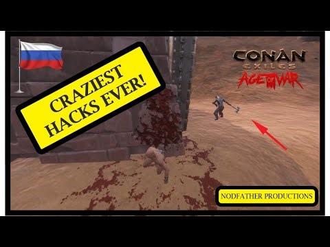 The Craziest Hacks I Have Ever Seen in Conan Exiles! Admin Panel Style Hacks Decimate My Base!