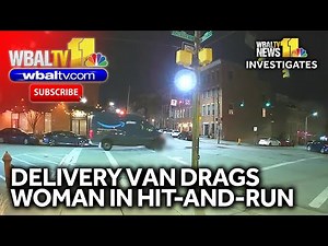 Video shows Amazon delivery van hitting, dragging woman before fleeing