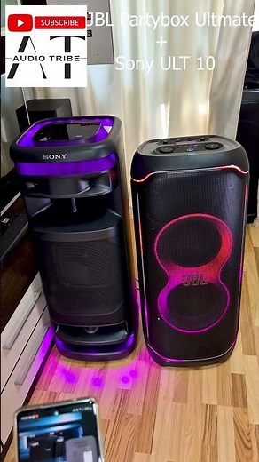 Sony ULT10 + JBL Partybox Ultimate = CRAZY Setup!