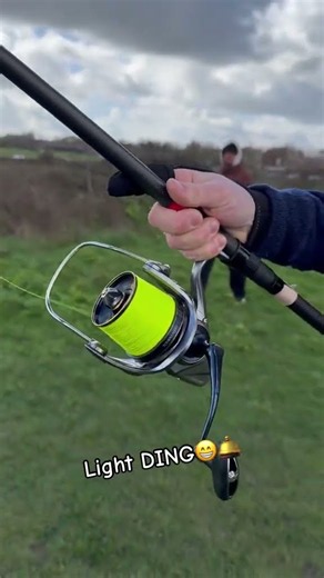 Light DING 😁🛎️#casting #carp #tuition #fishing #carpfishing #shorts