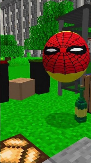 SPIDER Verity 🕷️🕸️🟡 vs. DIRT Verity 🤢🔵 Minecraft 😥🔥 #minecraft