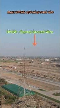 OPGW Cable Explained in 60 Seconds! | Power Lines #ElectricalShorts The Dual Purpose Cable!
