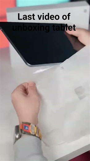 unboxing new tablet ☃️