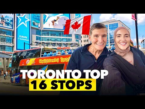 City sightseeing Toronto bus and boat tour | Must see spots🇨🇦