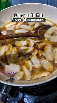 Cantonese Yee Mee - Resepi Khairul Aming. CikSya buat jadi!!! 😍 #sahur #berbuka #ramadan #iftar