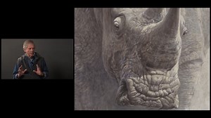 Artist Robert Bateman discusses his painting "White Rhinoceros" | Robert Bateman