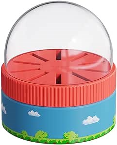 Suitable for Nintendo Switch game card rotary storage box, game card storage box, card slot, desktop decoration (Red)