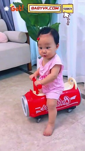 Baby Scooter Car with Lights & Music: Ride-On Toy with Magical Lights #Baby #BabyGear