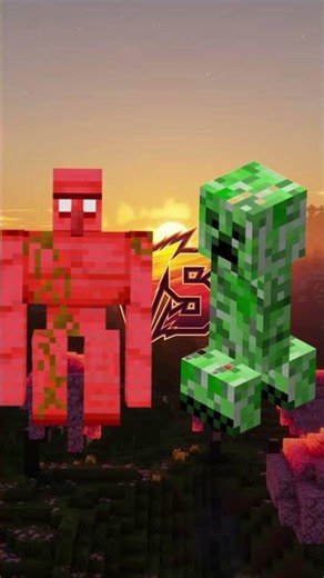 Blood Golem Vs all Mobs #minecraft