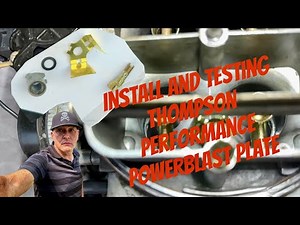 Thompson Power Blast Plate Install & Test | Pontiac Firebird 455 Carburetor Upgrade Review Holley