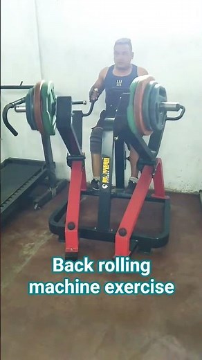 exercise back rolling machine