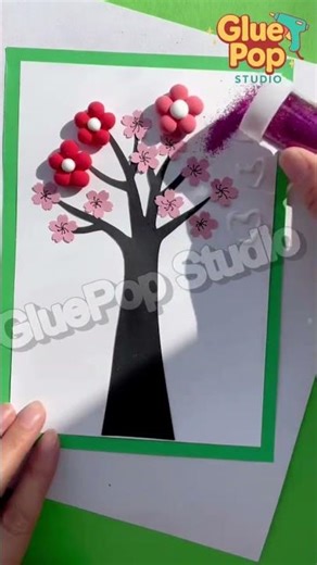 Amazing Paper Flower Tree Craft🌳💚 | Easy DIY Art